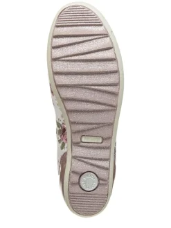 Ballerinas in Rosa/ Weiß><noscript><img width=