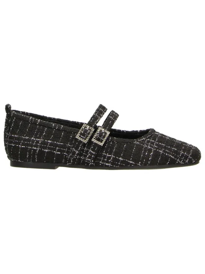 Claudia Ghizzani Ballerinas^Ballerinas in Schwarz/ Silber