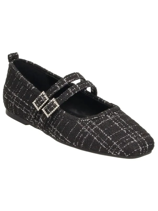 Claudia Ghizzani Ballerinas^Ballerinas in Schwarz/ Silber