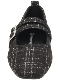 Claudia Ghizzani Ballerinas^Ballerinas in Schwarz/ Silber