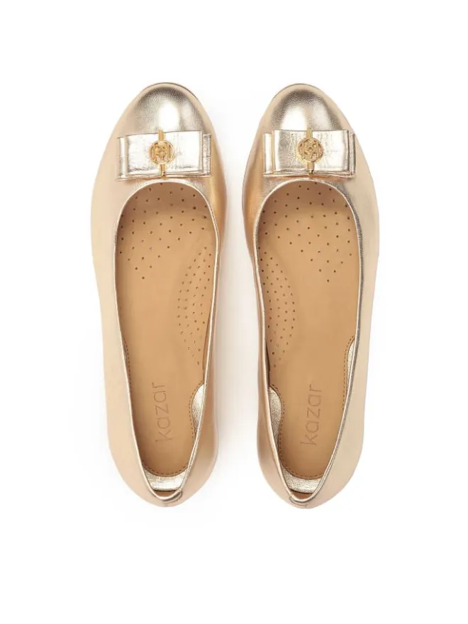 Kazar Ballerinas^Ballerinas NANCY in Gold