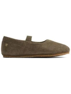 Ballerinas "Rosen" in Braun>Wheat Best