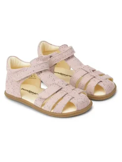 Barfuß Leder-Halbsandalen "Rox" in Rosa>Bundgaard Hot