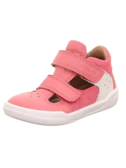Barfuß Leder-Halbsandalen "Superfree" in Pink/ Weiß>superfit Clearance