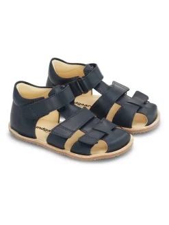 Bundgaard Sandalen|Sandalen·Halbsandalen^Barfuß Leder-Halbsandalen "Savi" in Dunkelblau