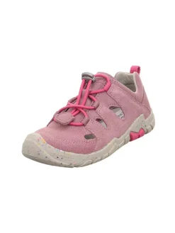 Barfuß Leder-Halbsandalen "Trace" in Rosa>superfit