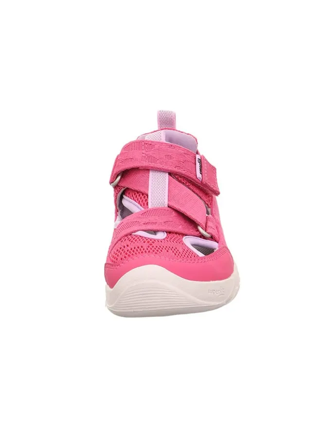 Barfuß Leder-Halbsandalen "Trace" in Pink>superfit Discount