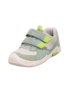superfit Sneakers·Sneakers Low^Barfuß Leder-Sneakers "Trace" in Grün/ Weiß
