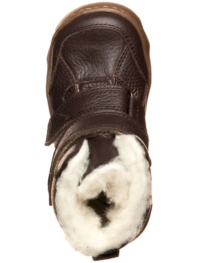 Barfuß Leder-Winterboots in Braun>El Naturalista Best