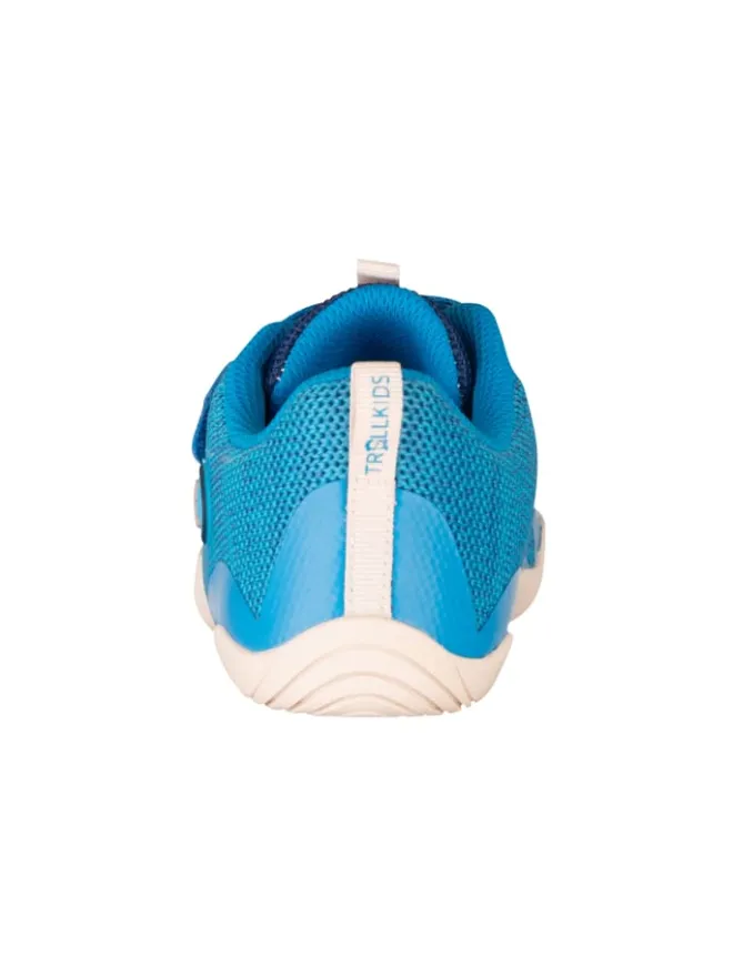 Barfuß Wanderschuh Eikefjord in pool blue>Trollkids Best