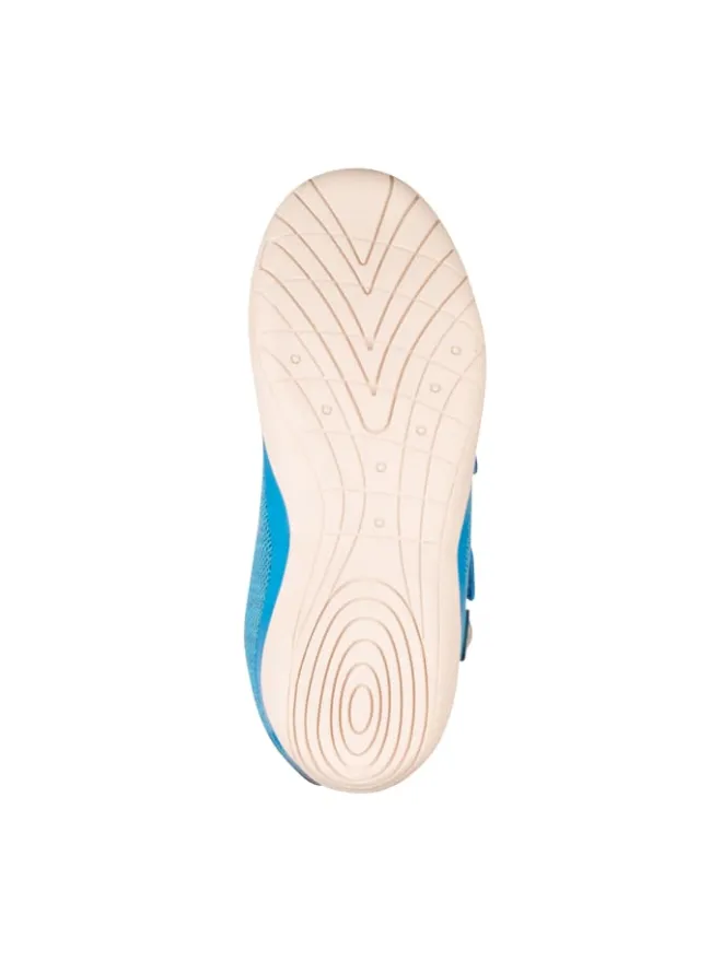 Barfuß Wanderschuh Eikefjord in pool blue>Trollkids Best