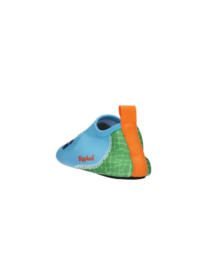 Barfuß-Schuh Dino in Blau/Grün>Playshoes Discount