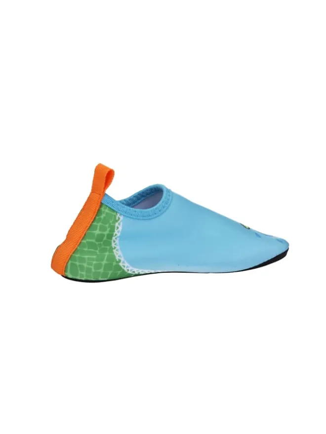Barfuß-Schuh Dino in Blau/Grün>Playshoes Discount
