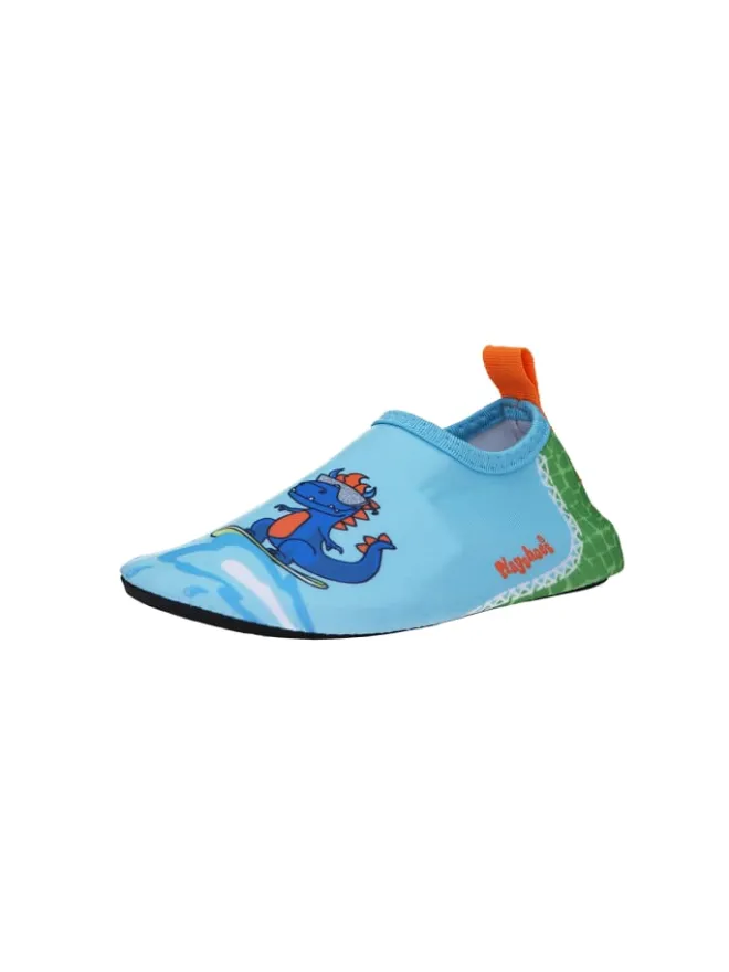 Barfuß-Schuh Dino in Blau/Grün>Playshoes Discount