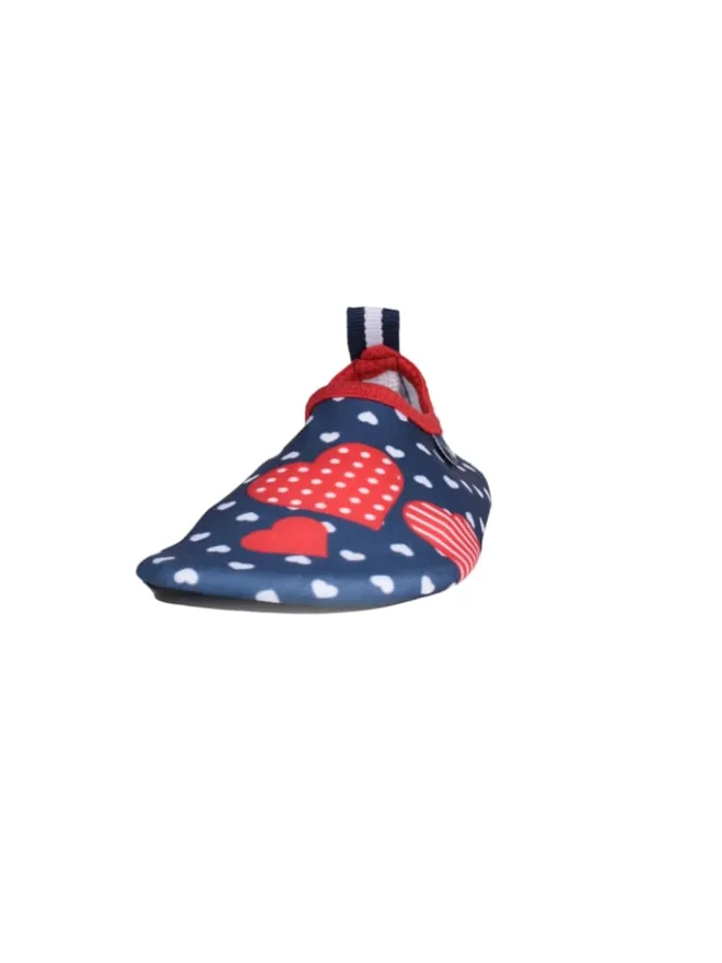 Barfuß-Schuh Herzchen in Marine>Playshoes Sale
