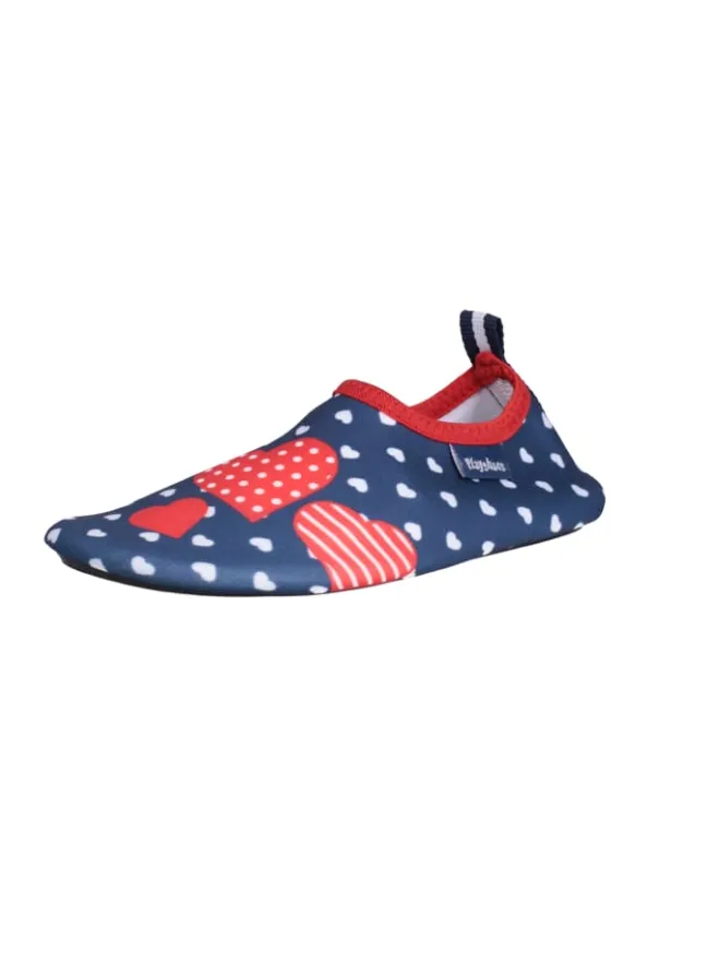 Barfuß-Schuh Herzchen in Marine>Playshoes Sale