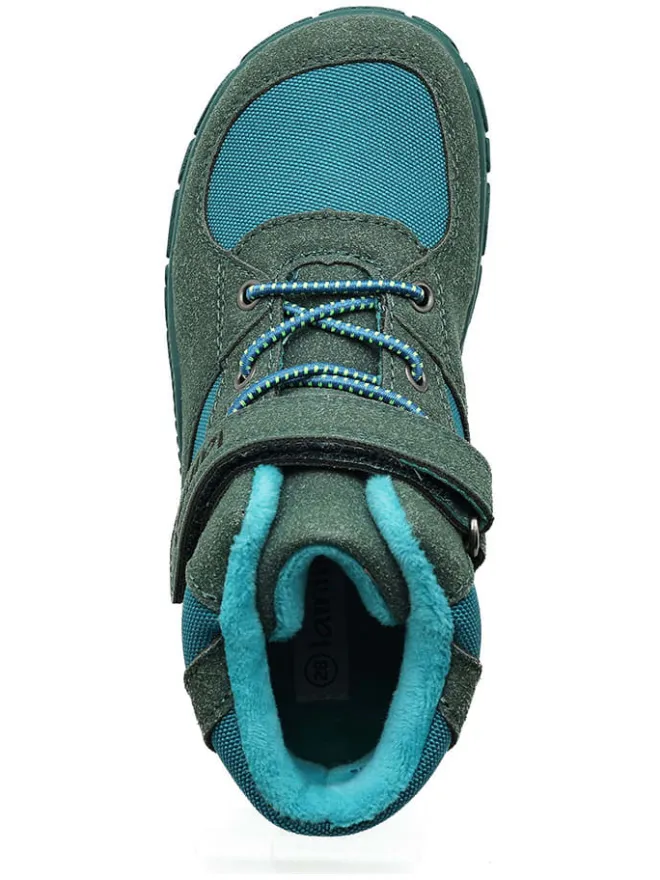 Barfußschuhe in Türkis/ Grün>lamino