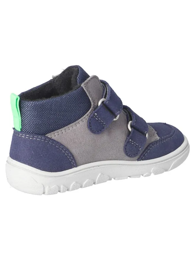 Ricosta Sneakers·Sneakers High^Barfußschuhe "Jelke-S" in Dunkelblau/ Grau