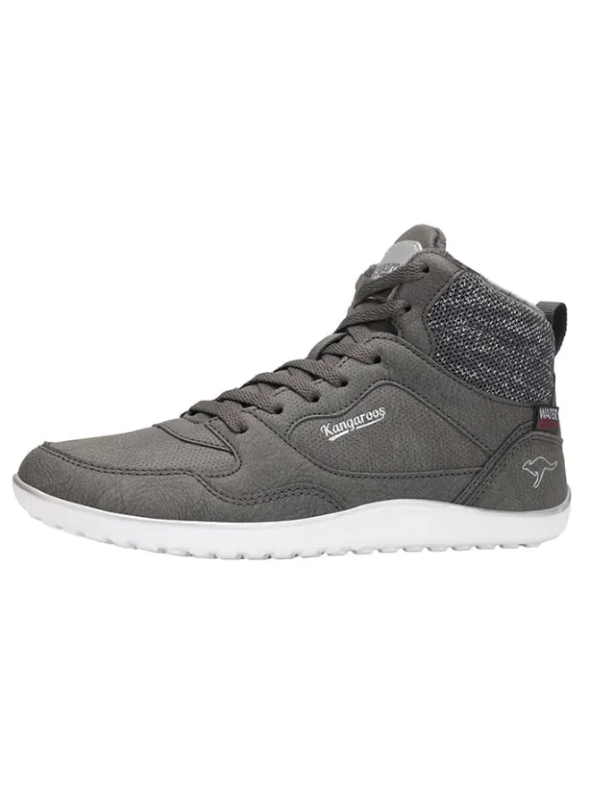 Barfußschuhe "K-BF Sleet Mid" in Grau>Kangaroos Discount