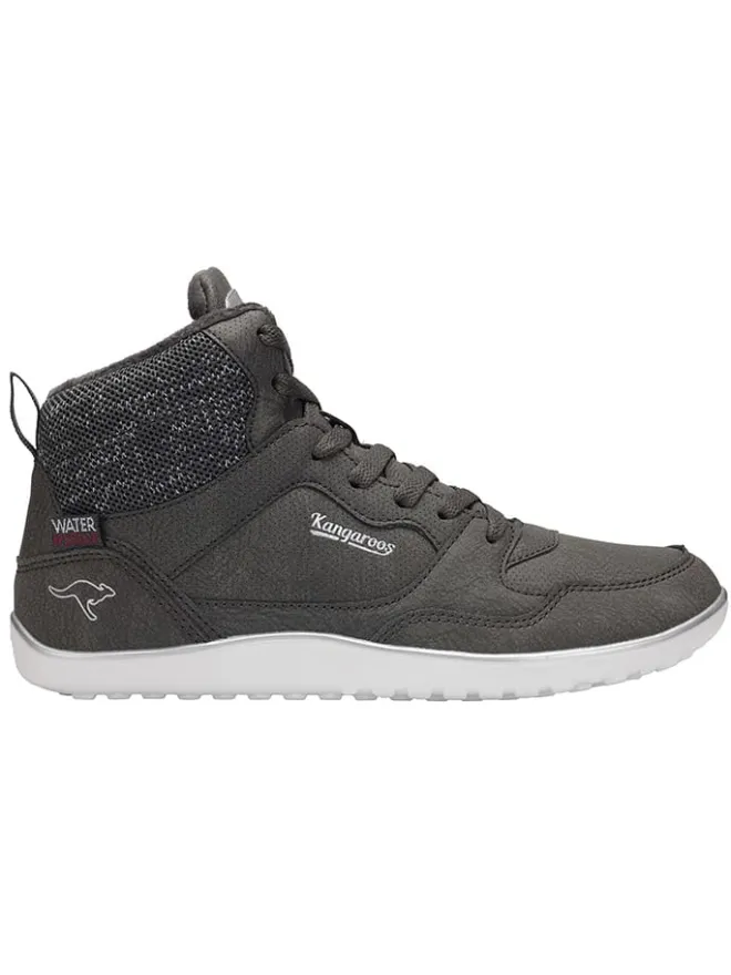 Barfußschuhe "K-BF Sleet Mid" in Grau>Kangaroos Discount
