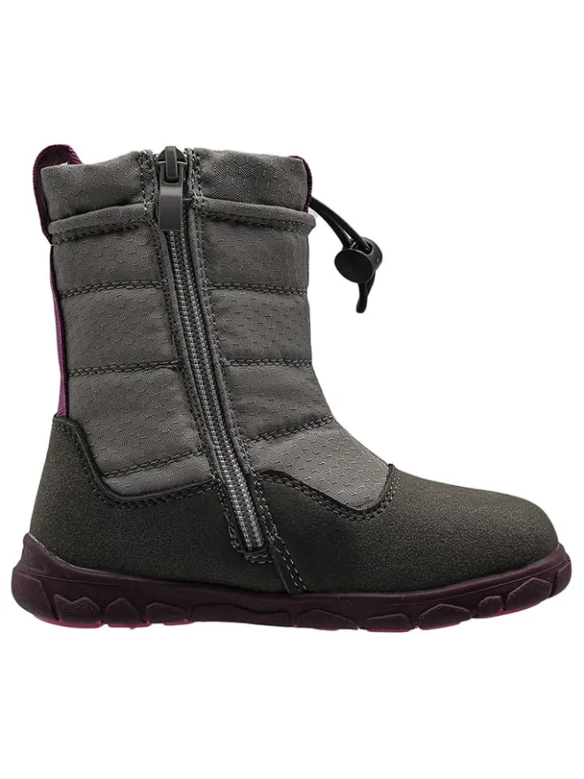 lamino Stiefel & Boots·Stiefel^Barfuß-Winterboots in Hellgrau/ Lila