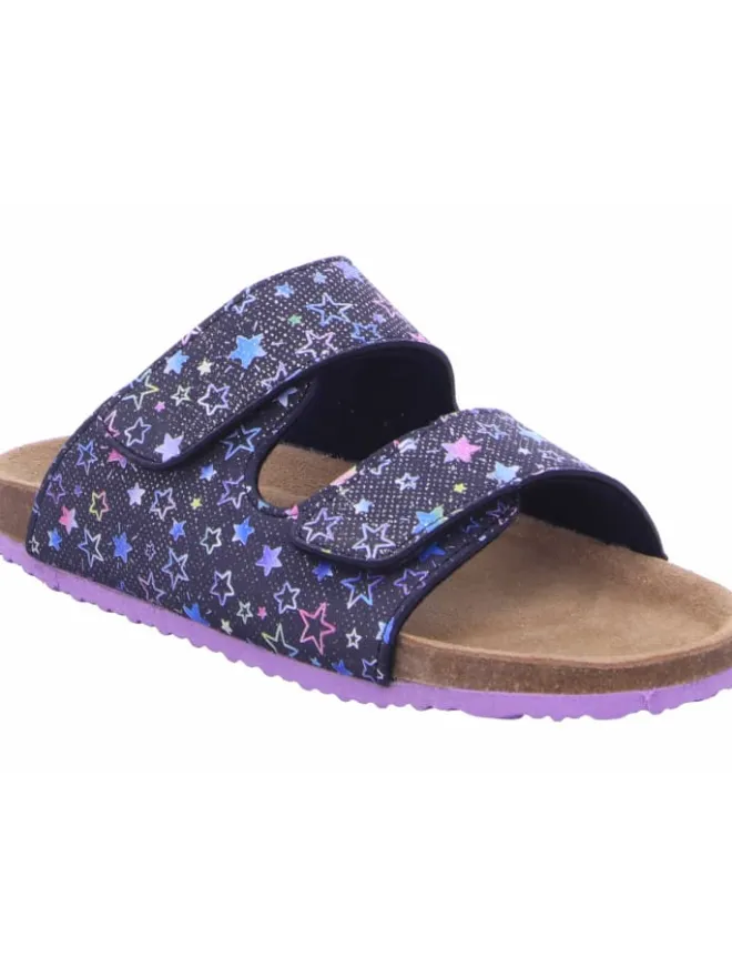Be Mega Clogs & Pantoletten·Pantoletten^Bio-Pantolette in blau