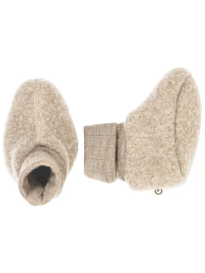 Booties aus Merinowolle in Balsam melange>müsli Sale