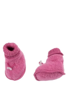 Booties Krabbelschuhe Merino-Wolle in pink>Joha Best