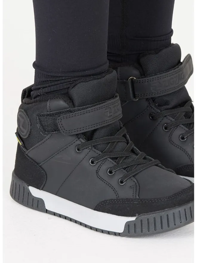 Boots "Aintam" in Schwarz>Zigzag Clearance