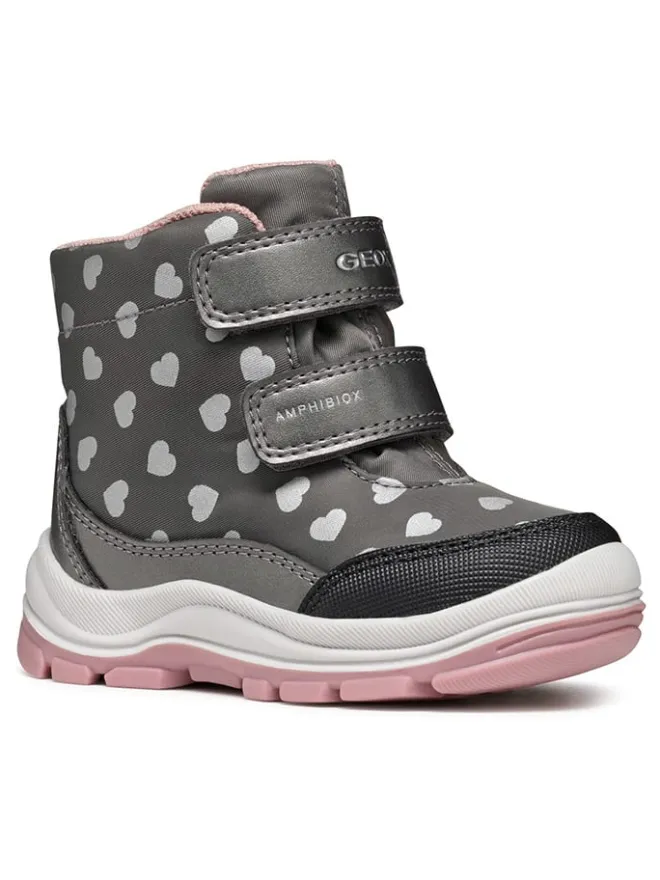 Geox Stiefel & Boots|Stiefel & Boots·Boots^Boots "Flanfil" in Grau/ Rosa