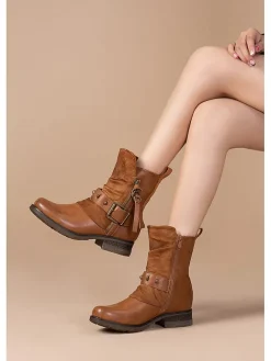Boots in Camel><noscript><img width=