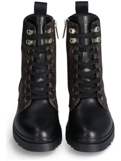 Boots in Schwarz/ Hellbraun><noscript><img width=