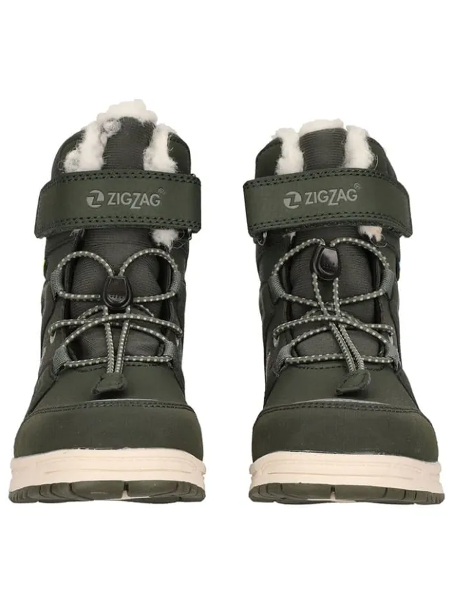 Boots "Rincet" in Anthrazit>Zigzag Best