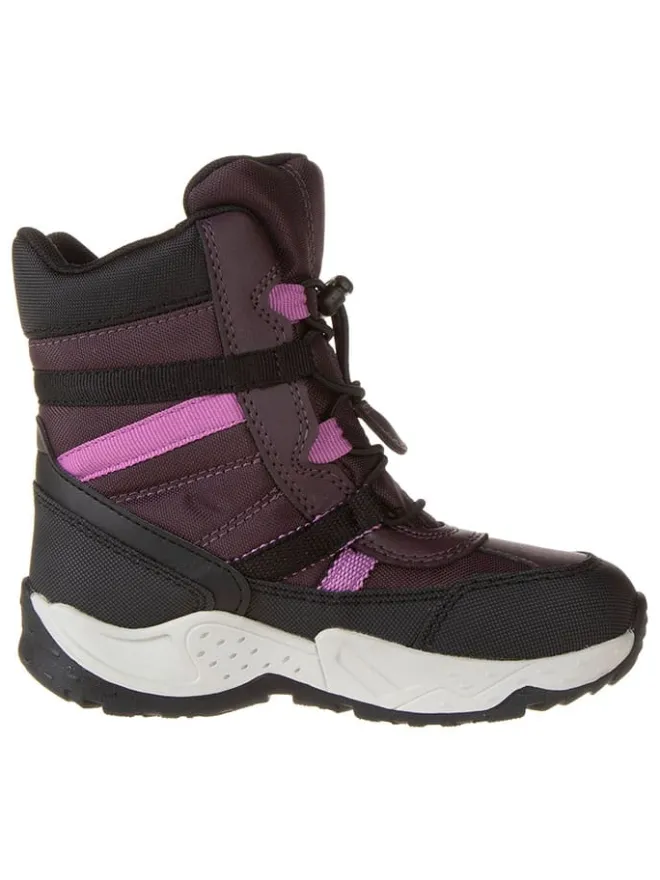 Boots "Sentiero" in Aubergine/ Schwarz>Geox New