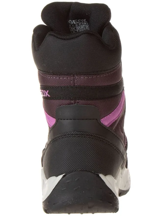 Boots "Sentiero" in Aubergine/ Schwarz>Geox New
