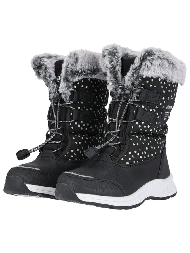 Zigzag Stiefel & Boots·Boots^Boots "Wesend" in Schwarz/ Weiß