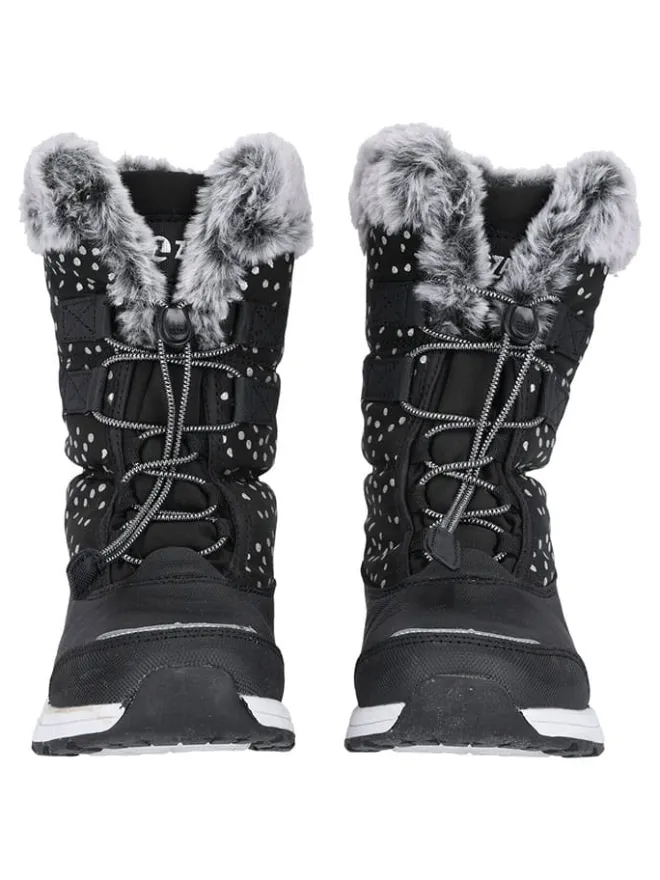 Zigzag Stiefel & Boots·Boots^Boots "Wesend" in Schwarz/ Weiß