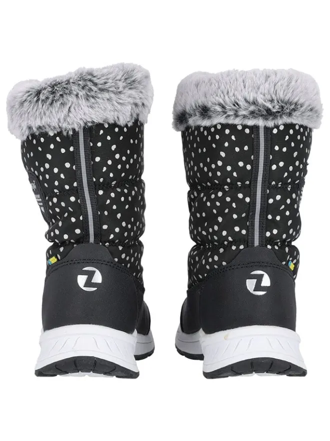 Zigzag Stiefel & Boots·Boots^Boots "Wesend" in Schwarz/ Weiß
