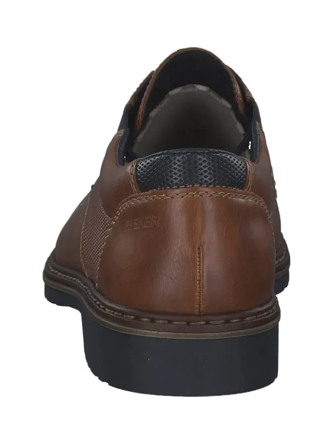 Business-Schnürschuhe in peanut/pazifik>rieker Discount