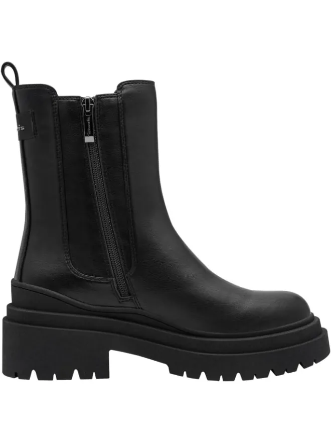Chelsea Boot in BLACK MATT>Tamaris Clearance