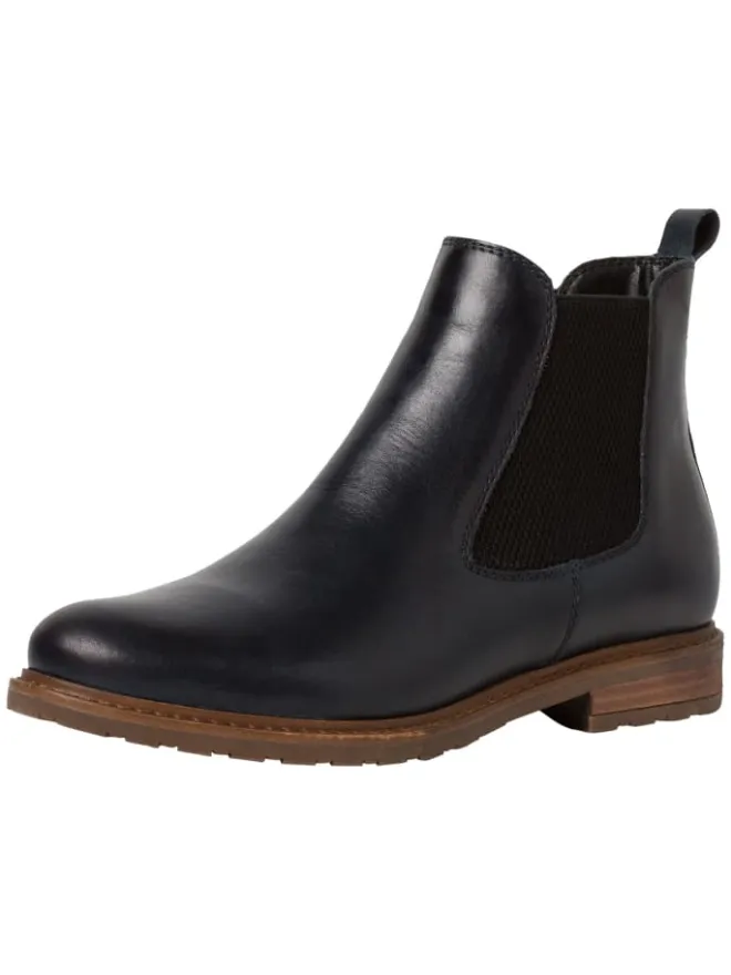 Tamaris Stiefeletten^Chelsea Boot in NAVY LEATHER