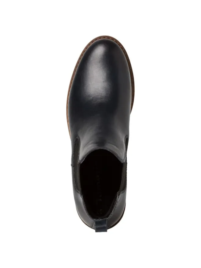 Tamaris Stiefeletten^Chelsea Boot in NAVY LEATHER