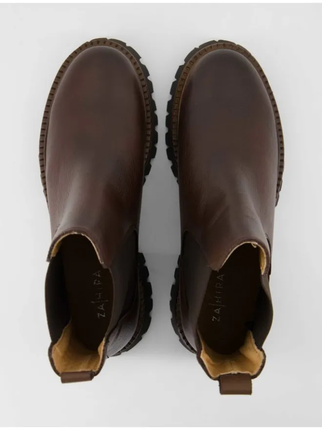 Zahira Stiefeletten^Chelsea Boots in Braun