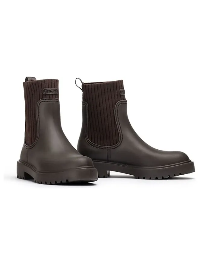 Unisa Stiefeletten^Chelsea-Boots "Aynarf" in Braun