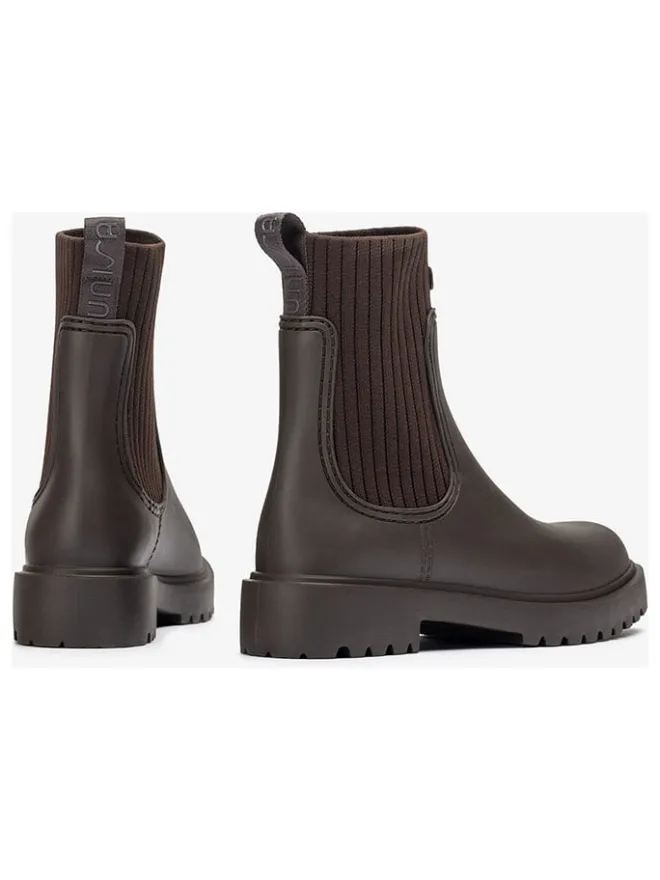 Unisa Stiefeletten^Chelsea-Boots "Aynarf" in Braun
