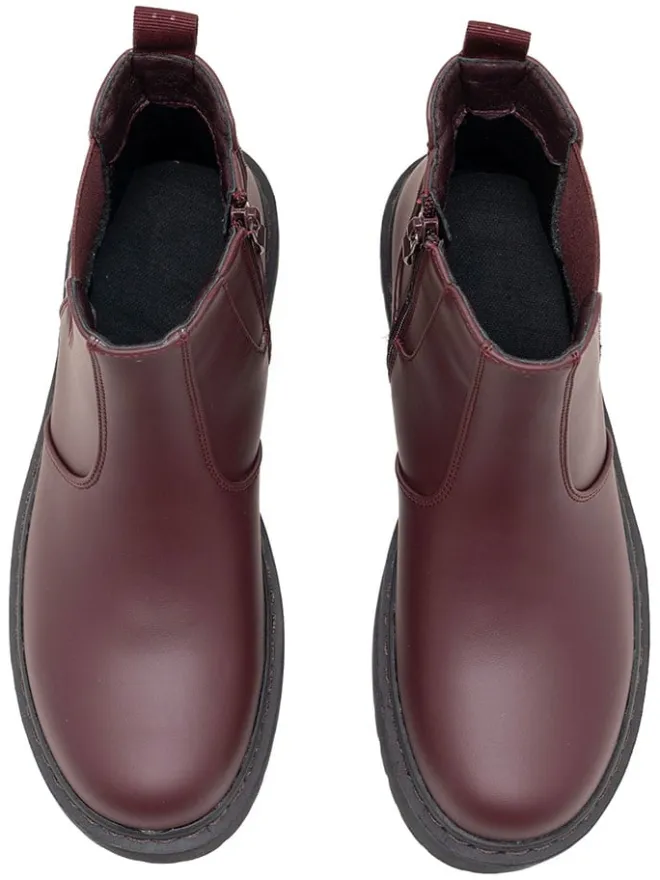 C'M Stiefeletten^Chelsea-Boots in Bordeaux