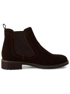 s.Oliver Stiefeletten^Chelsea-Boots in Braun