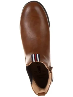 Inselhauptstadt Stiefeletten^Chelsea-Boots in Hellbraun