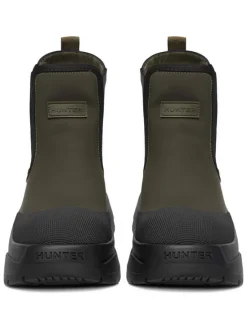 Hunter Stiefeletten^Chelsea-Boots in Khaki