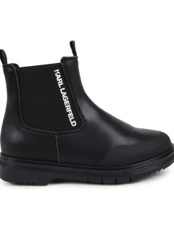 Chelsea-Boots in Schwarz>Karl Lagerfeld Kids